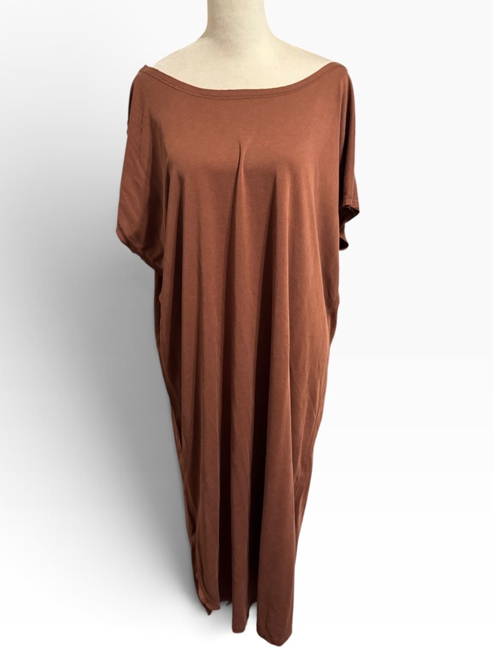 DOUBLE ZERO paper sack T-shirt dress size large